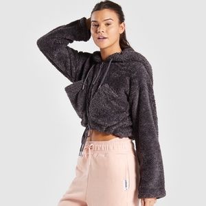 Gymshark Cosy Zip Hoodie - Lavender Marl